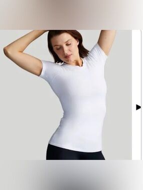 Tommy Copper Unisex White Short Sleeve Tee 2x NWT Shoulder support